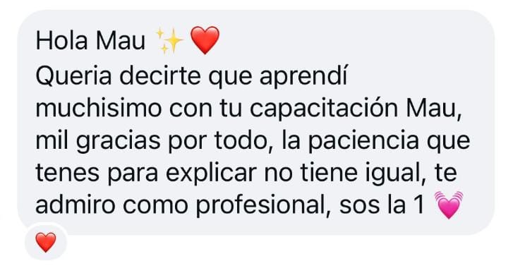 Foto de testimonio real
